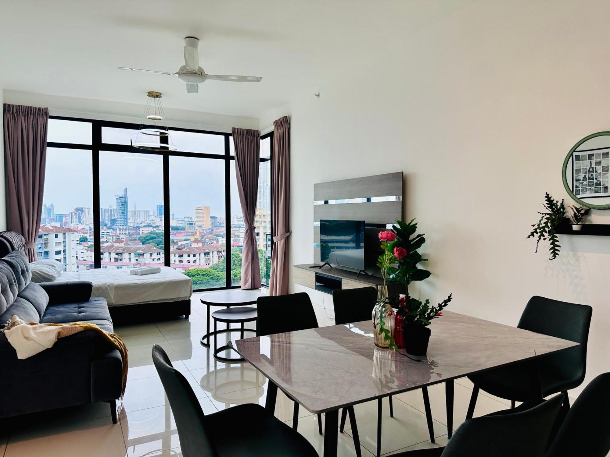 New Georgetown Instagramable 2Br Homestay For 10Pax 无敌美景两房民宿 Beacon Executive Suite Exteriér fotografie